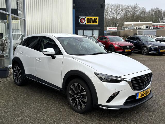 Mazda CX-3 2.0 SkyActiv-G 120 GT-M NL-Auto, Dealer Ondh, Leer, Navigatie, Stuurverw., Stoelverw, Cruise Controle Ad., Elect. bestuurders + geheugen, Head-up, Parkeer hulp, A-Rij-Camera