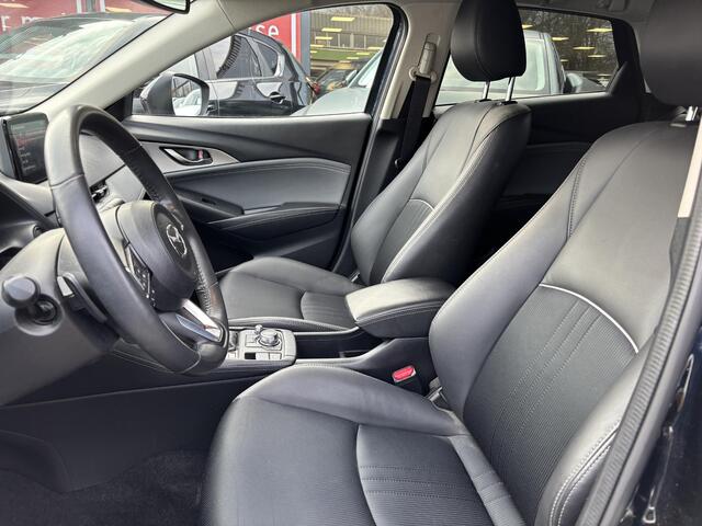 Mazda CX-3 2.0 SkyActiv-G 120 GT-M , Automaat, Trekhaak, Adap.Cruise, Half Leder, Bose, Navi, Apple Carplay, Camera, PDC, Stuur/Stoelverwarming, LMV 18 Inch