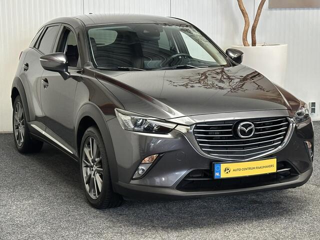 Mazda CX-3 2.0 SKYACTIV-G 120 SKYLEASE+ HEAD-UP DISPLAY CRUISE CONTROL CLIMATE CONTROL BLUETOOTH TELEFOON RIJSTROOKSENSOREN DODEHOEKSENSOREN ACHTERUITRIJCAMERA ZEER MOOI !! 3010