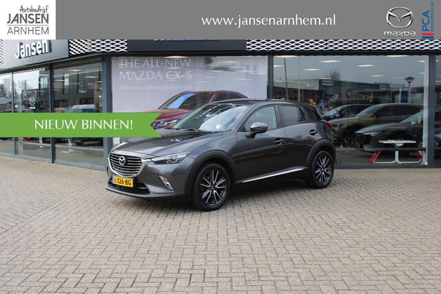 Mazda CX-3 2.0 SkyActiv-G 120 GTM-line , Navi, Half Leder, Camera, Clima, Cruise, Stoelverwarming,LMV 18 Inch, HUD, PDC, LKA, BSM