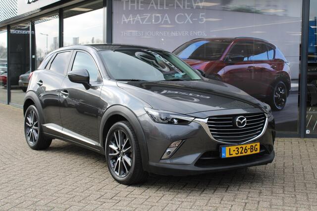 Mazda CX-3 2.0 SkyActiv-G 120 GTM-line , Navi, Half Leder, Camera, Clima, Cruise, Stoelverwarming,LMV 18 Inch, HUD, PDC, LKA, BSM