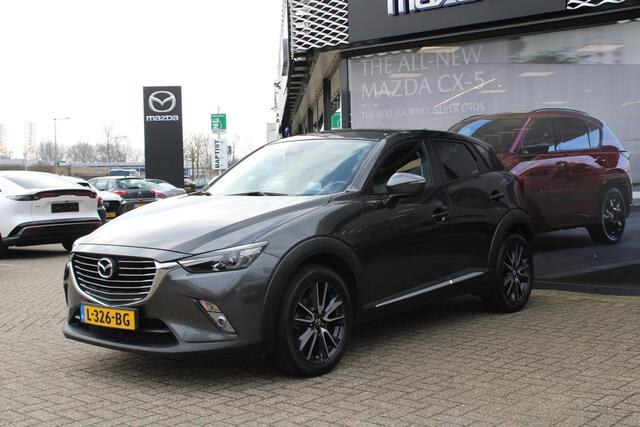 Mazda CX-3 2.0 SkyActiv-G 120 GTM-line , Navi, Half Leder, Camera, Clima, Cruise, Stoelverwarming,LMV 18 Inch, HUD, PDC, LKA, BSM