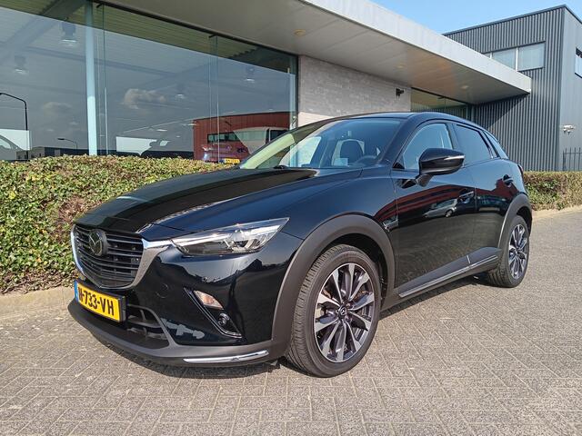 Mazda CX-3 2.0 SkyActiv-G 120 GT-M AUTOMAAT, LED, 18" LMV, CAMERA, PDC, HUD, etc. incl. 12 MND BOVAGGARANTIE