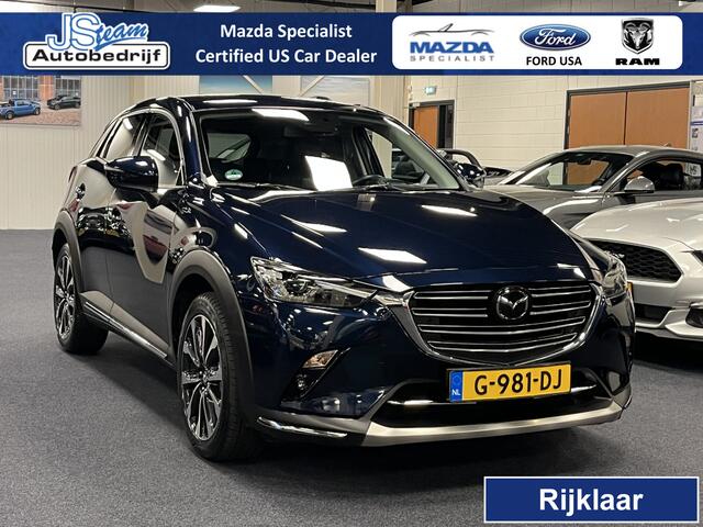 Mazda CX-3 2.0 SkyActiv-G GT-M 121PK Automaat Navi Leder Cruise DAB+ Camera 18inch Trekhaak