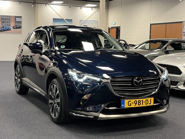 Mazda CX-3 2.0 SkyActiv-G GT-M 121PK Automaat Navi Leder Cruise DAB+ Camera 18inch Trekhaak