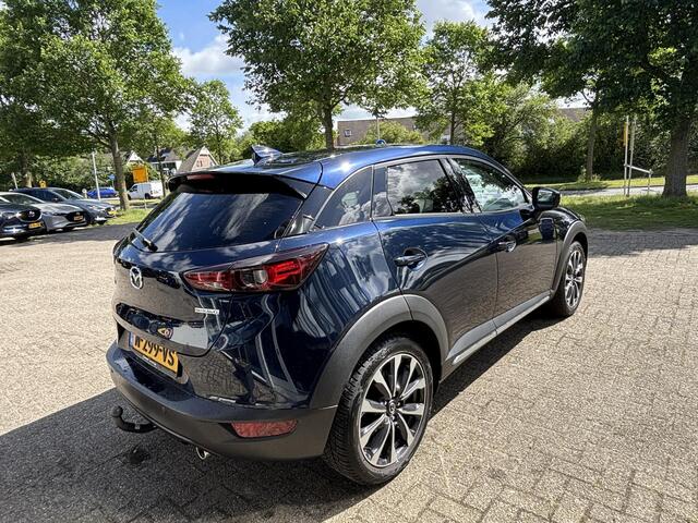 Mazda CX-3 2.0 SkyActiv-G 121 Luxury NL-Auto, 1e Eig. Dealer Onderh., Automaat, Navigatie, Head-up, Apple Carplay /Android Auto, 360 Camera, Cruise Controle Ad., Keyless.