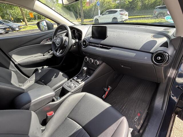 Mazda CX-3 2.0 SkyActiv-G 121 Luxury NL-Auto, 1e Eig. Dealer Onderh., Automaat, Navigatie, Head-up, Apple Carplay /Android Auto, 360 Camera, Cruise Controle Ad., Keyless.