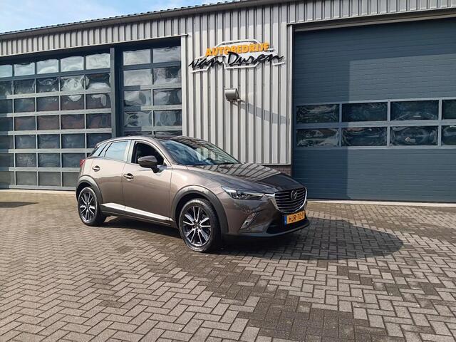 Mazda CX-3 SkyActiv-G 120PK. GTM navi clima/cruise leder trekhaak.Autom AUR Camera PDC
