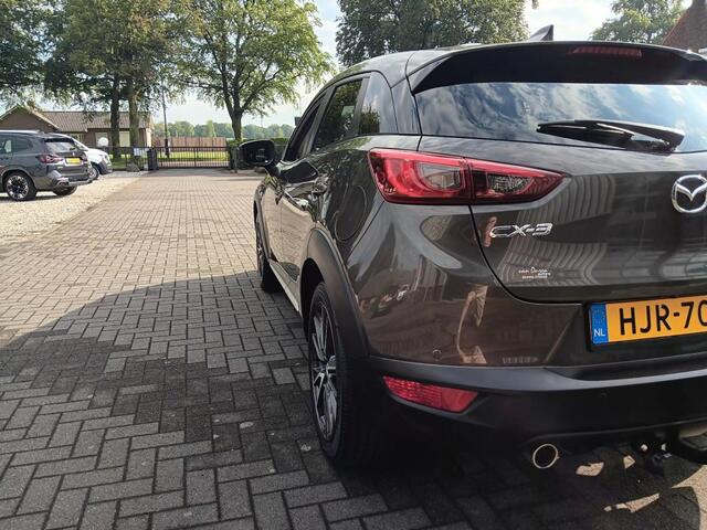 Mazda CX-3 SkyActiv-G 120PK. GTM navi clima/cruise leder trekhaak.Autom AUR Camera PDC