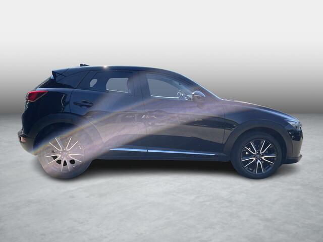 Mazda CX-3 2.0 SkyActiv-G 120 TS+ , Automaat, Trekhaak, Half Leder, Camera, Cruise, Clima, Navi, Stoelverwarming, HUD, PDC, LKA