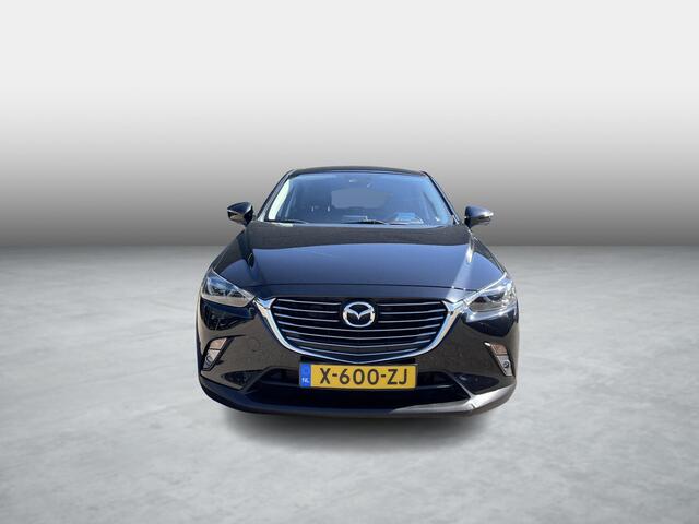 Mazda CX-3 2.0 SkyActiv-G 120 TS+ , Automaat, Trekhaak, Half Leder, Camera, Cruise, Clima, Navi, Stoelverwarming, HUD, PDC, LKA