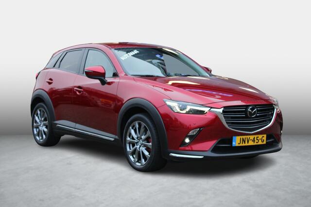 Mazda CX-3 2.0 SkyActiv-G 150 GT-M 4WD , Automaat, Wit Leder, Adap.Cruise, Bose, HUD, Clima, Camera, PDC, LMV 18 Inch, Stuur/Stoelverwarming