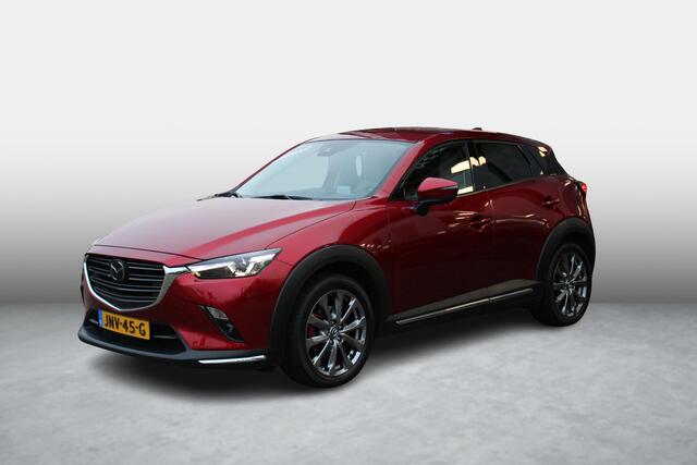 Mazda CX-3 2.0 SkyActiv-G 150 GT-M 4WD , Automaat, Wit Leder, Adap.Cruise, Bose, HUD, Clima, Camera, PDC, LMV 18 Inch, Stuur/Stoelverwarming