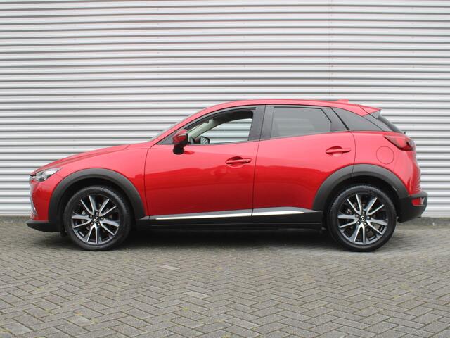 Mazda CX-3 2.0 SkyActiv-G 120 GT-M | Stuur-/stoelverwarming | Leer | Dodehoek detectie | Camera | Bose | HUD | LED | 18" LM | Cruise adapt. | Navi | Clima |