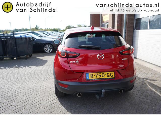 Mazda CX-3 2.0 SKYACTIVE-G 120PK GTM KEURIGE NETTE STAAT CAMERA STOELVERWARMING ANDROID/APPLECARPLAY NAVI LMV 4X ZGAN BANDEN FULL LED KEYLESS LEDER PDC TREKHAAK ENZ...
