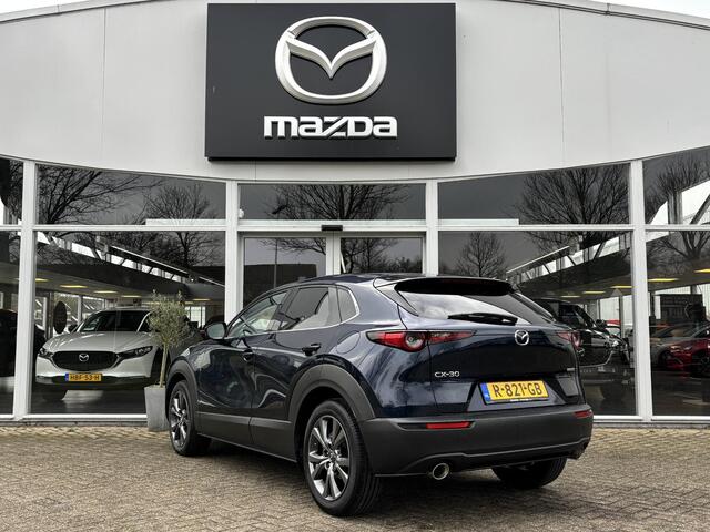 Mazda CX-30 2.0 e-SkyActiv-X M Hybrid Luxury 1e Eig. Dealer onderh., Bose, Leer+ memory, Stoel.verw., Stuurverw, Android/Carplay Auto, Navigatie, Elektr. A.klep, Keyless