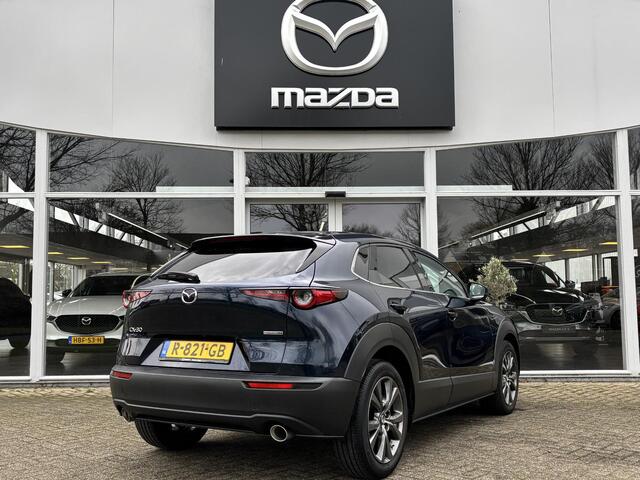 Mazda CX-30 2.0 e-SkyActiv-X M Hybrid Luxury 1e Eig. Dealer onderh., Bose, Leer+ memory, Stoel.verw., Stuurverw, Android/Carplay Auto, Navigatie, Elektr. A.klep, Keyless