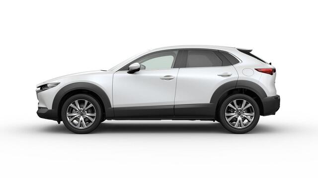 Mazda CX-30 e-Skyactiv X 186 6AT Takumi Black Comfort Pack | 18-inch lichtmetalen velgen, Silver | 360° View Monitor | 7-inch digitale meterset