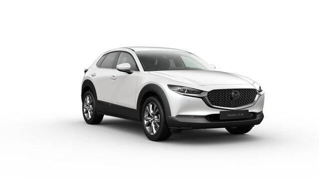 Mazda CX-30 e-Skyactiv X 186 6AT Takumi Black Comfort Pack | 18-inch lichtmetalen velgen, Silver | 360° View Monitor | 7-inch digitale meterset