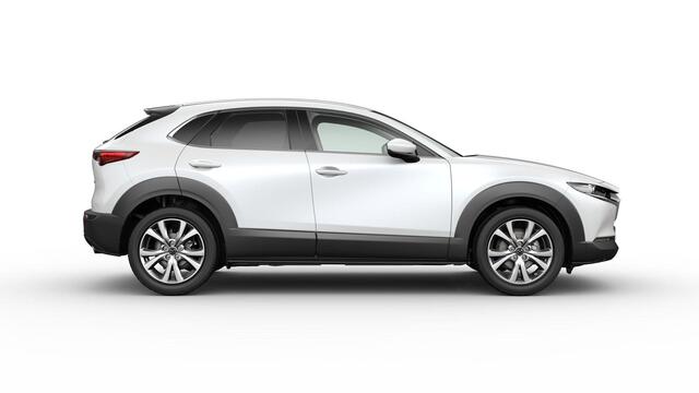 Mazda CX-30 e-Skyactiv X 186 6AT Takumi Black Comfort Pack | 18-inch lichtmetalen velgen, Silver | 360° View Monitor | 7-inch digitale meterset
