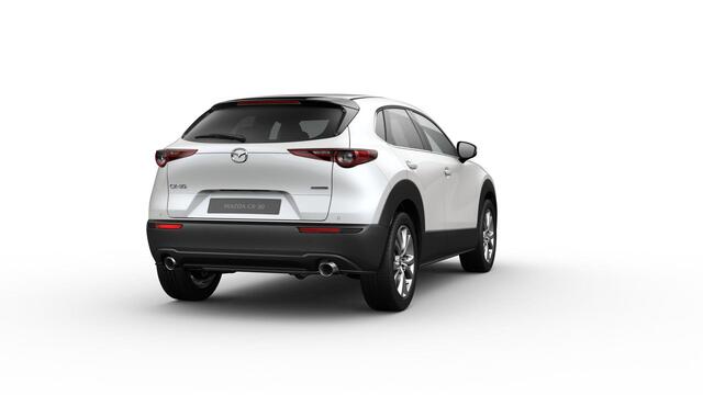 Mazda CX-30 e-Skyactiv X 186 6AT Takumi Black Comfort Pack | 18-inch lichtmetalen velgen, Silver | 360° View Monitor | 7-inch digitale meterset