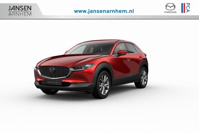 Mazda CX-30 e-Skyactiv X 186 6AT Takumi Black Comfort Pack | 18-inch lichtmetalen velgen, Silver | 360° View Monitor | 7-inch digitale meterset