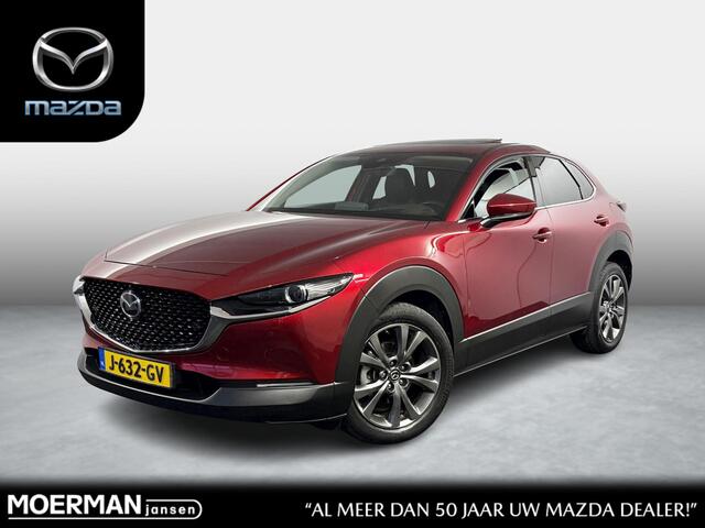 Mazda CX-30 2.0 e-SkyActiv-X M Hybrid Luxury / Automaat / Schuifdak / NL auto / Dealer onderhouden / Leder / Navi / 360 camera