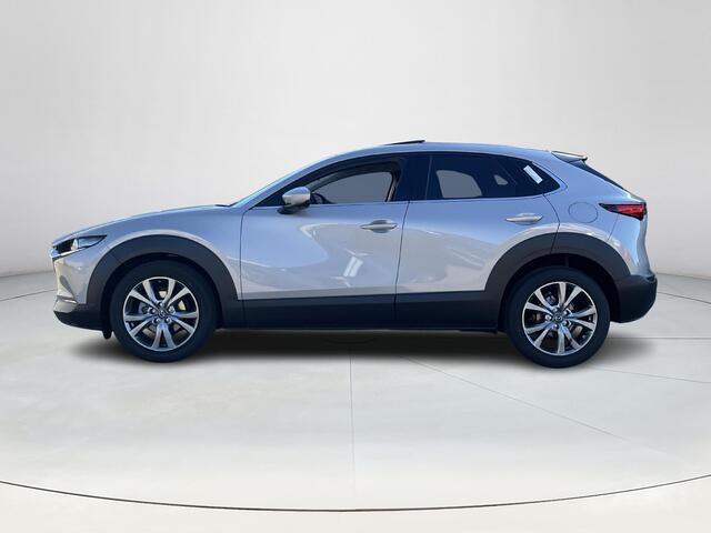 Mazda CX-30 2.0 e-SkyActiv-X M Hybrid Takumi Schuifkantel dak | Automaat | Stoelgeheugen | Draadloze Apple carplay en Android Auto | 360 camera | Headup Display | Dodehoeksensoren | Stoel en stuurverwarming | Elektrische Achterklep | Adaptieve Cruise Control | Bose 
