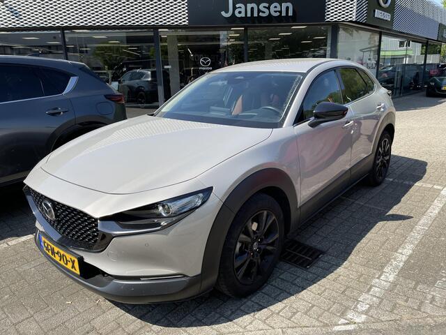 Mazda CX-30 2.0 e-SkyActiv-X M Hybrid Nagisa Automaat, Bruin Leder, Bose, Navi, Adap. Cruise, Clima, Apple Carplay, Camera, PDC, HUD, Stoelverwarming, LMV 18 Inch