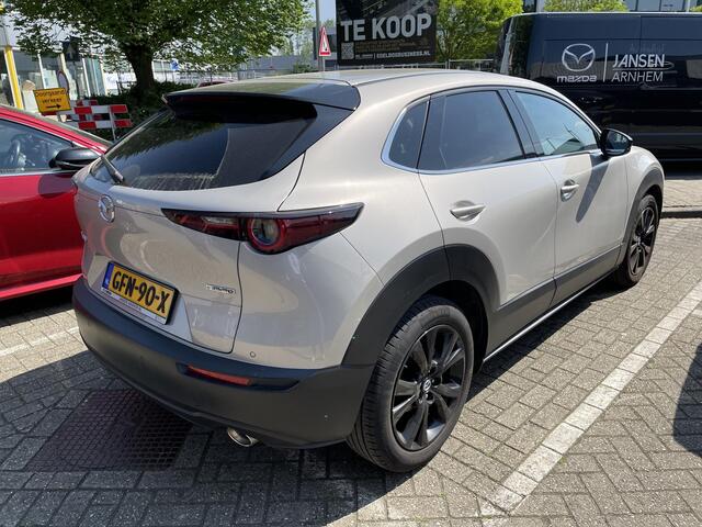 Mazda CX-30 2.0 e-SkyActiv-X M Hybrid Nagisa Automaat, Bruin Leder, Bose, Navi, Adap. Cruise, Clima, Apple Carplay, Camera, PDC, HUD, Stoelverwarming, LMV 18 Inch