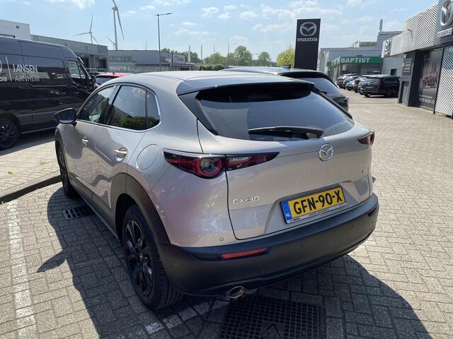 Mazda CX-30 2.0 e-SkyActiv-X M Hybrid Nagisa Automaat, Bruin Leder, Bose, Navi, Adap. Cruise, Clima, Apple Carplay, Camera, PDC, HUD, Stoelverwarming, LMV 18 Inch