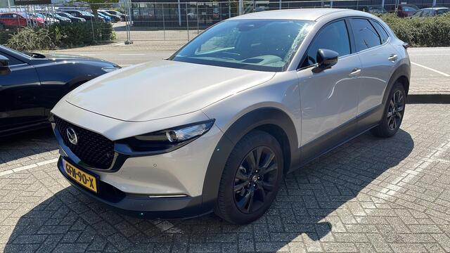 Mazda CX-30 2.0 e-SkyActiv-X M Hybrid Nagisa Automaat, Bruin Leder, Bose, Navi, Adap. Cruise, Clima, Apple Carplay, Camera, PDC, HUD, Stoelverwarming, LMV 18 Inch