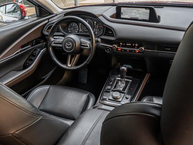 Mazda CX-30 2.0 e-SkyActiv-X M Hybrid Luxury BOSE LEDER TREKHAAK CAMERA DODEHOEK STOEL EN STUURVERW