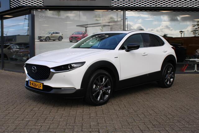 Mazda CX-30 2.0 e-SkyActiv-X 180 M Hybrid100th Anniversary Ed. , Rood Leder, Schuifdak, Bose, 360 Camera, Stoelverwarming, Stuurverwarming, Clima, Adap. Cruise, HUD, LMV 18 Inch, Elektrische klep