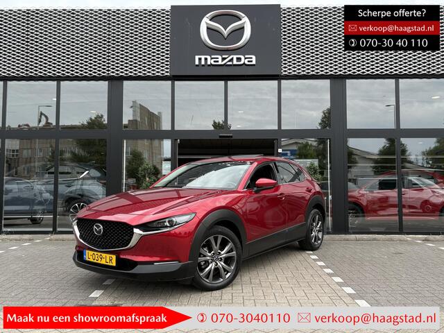 Mazda CX-30 2.0 e-SkyActiv-X M Hybrid Luxury Dealer onderhouden / Schuif-/Kantel dak / Leder