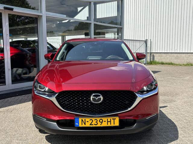 Mazda CX-30 2.0 e-SkyActiv-X M Hybrid Luxury 1e Eig., Dealer ondh, 186 PK, Navigatie, Leer, A. Rij-camera, Head-Up, Bose, Stoel & Stuur verw, Stoel geheugen, Apple Carplay / Android Auto, A. klep electr.