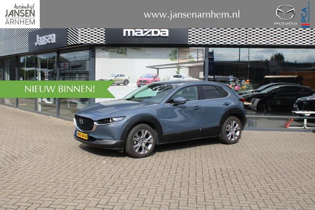 Mazda CX-30 2.0 e-SkyActiv Luxury-Line M 150 Hybrid , Automaat, Trekhaak, I-Activsense Pakket, 360 Camera, Adap.Cruise, Bose, Apple Carplay, Navi, LMV 18 Inch, Stuur/Stoelverwarming