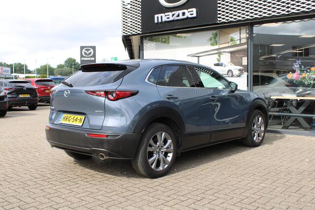 Mazda CX-30 2.0 e-SkyActiv Luxury-Line M 150 Hybrid , Automaat, Trekhaak, I-Activsense Pakket, 360 Camera, Adap.Cruise, Bose, Apple Carplay, Navi, LMV 18 Inch, Stuur/Stoelverwarming