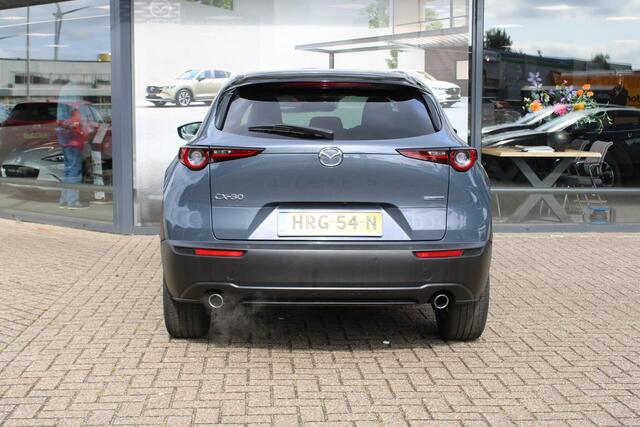 Mazda CX-30 2.0 e-SkyActiv Luxury-Line M 150 Hybrid , Automaat, Trekhaak, I-Activsense Pakket, 360 Camera, Adap.Cruise, Bose, Apple Carplay, Navi, LMV 18 Inch, Stuur/Stoelverwarming