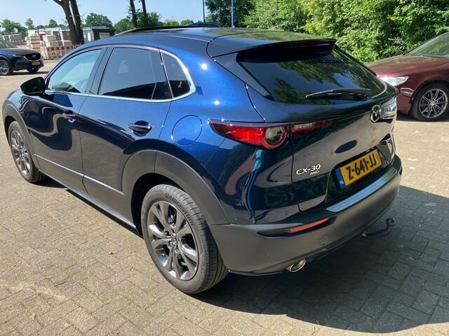 Mazda CX-30 e-SkyActiv-X 186 automaat AWD Exclusive-line met Black Comfort Pack/Driver Assistance & Sound Pack/Design Pack en Sunroof *Trekhaak* *Dealeronderhouden*