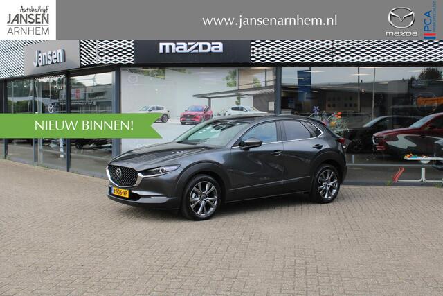 Mazda CX-30 2.0 e-SkyActiv-X 186 M Hybrid Luxury , Automaat, Leder, Bose, All Season, LMV 18 Inch, Adap. Cruise, PDC, HUD, Navi, Camera, Stoelverwarming, Stuurverwarming, Clima