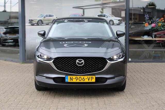Mazda CX-30 2.0 e-SkyActiv-X 186 M Hybrid Luxury , Automaat, Leder, Bose, All Season, LMV 18 Inch, Adap. Cruise, PDC, HUD, Navi, Camera, Stoelverwarming, Stuurverwarming, Clima