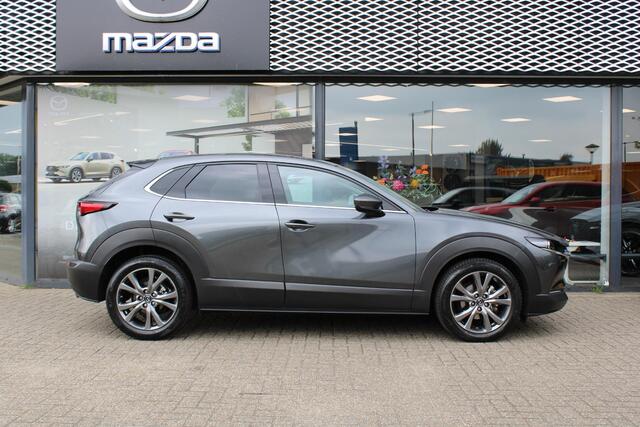Mazda CX-30 2.0 e-SkyActiv-X 186 M Hybrid Luxury , Automaat, Leder, Bose, All Season, LMV 18 Inch, Adap. Cruise, PDC, HUD, Navi, Camera, Stoelverwarming, Stuurverwarming, Clima