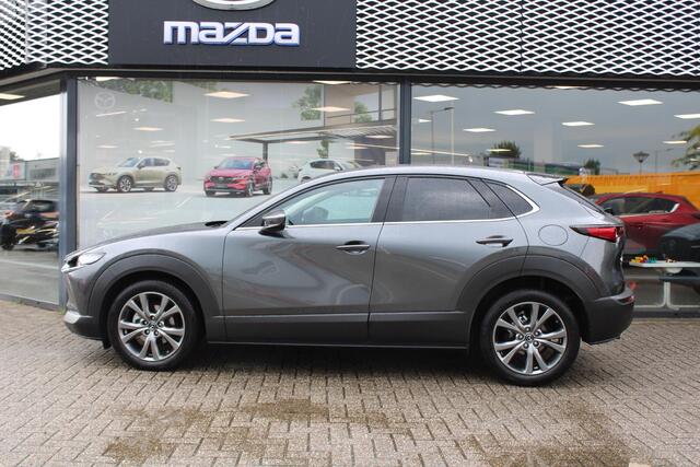 Mazda CX-30 2.0 e-SkyActiv-X 186 M Hybrid Luxury , Automaat, Leder, Bose, All Season, LMV 18 Inch, Adap. Cruise, PDC, HUD, Navi, Camera, Stoelverwarming, Stuurverwarming, Clima