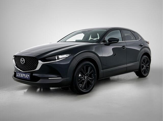 Mazda CX-30 2.5 e-SkyActiv-G M Hybrid Homura Interesse in dit voertuig? Hij is uitsluitend te bezichtigen op afspraak.