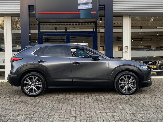 Mazda CX-30 2.0 e-SkyActiv-X M Hybrid Luxury / Automaat / NL-Auto / 1e-Eigenaar / Adaptieve Cruise-Control Stop&Go / Stoelverwarming / Stuurverwarming / Elektr.-Stoelen met Geheugen / Climate-Control / Apple-Carplay & Android-Auto / Head-Up-Display / DAB Radio-Blueto