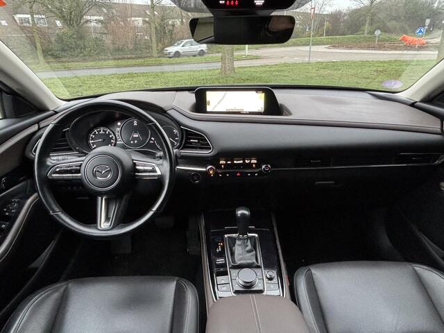 Mazda CX-30 2.0 e-SkyActiv-X M Hybrid Luxury NL-Auto, Dealer Ondh. 1e Eig., Automaat, Trekhaak, Leer, Navigatie, Apple Carplay/ Android Auto, Bose, Stoel verw, Elect. A-klep