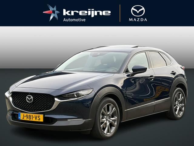 Mazda CX-30 2.0 e-SkyActiv-X M Hybrid Luxury | Automaat | Trekhaak | Leder | 360 Camera |Sunroof | Rijklaarprijs!!
