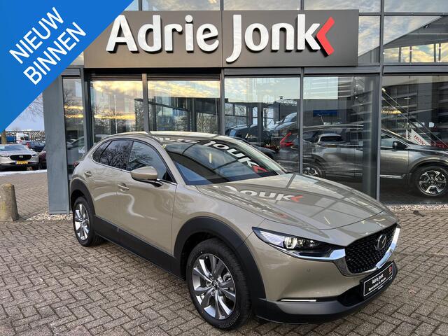 Mazda CX-30 2.5 e-SkyActiv-G M Hybrid Takumi | AUTOMAAT |LEDER | Bose AUDIO | 360 CAMERA | EL.A.KLEP | Bijna NIEUWE AUTO | ¤ 9.500,- voordeel!!!