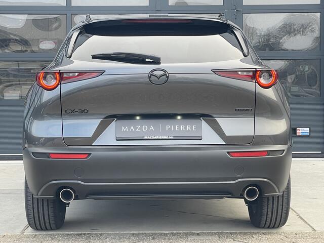 Mazda CX-30 2.0 e-SkyActiv-X M Hybrid AUTOMAAT Nagisa NAVI | ACHTERUITRIJCAMERA | STOELVERWARMING | APPLE CARPLAY / ANDROID | 18 INCH LMV | LED | PARKEERSENSOREN V+A | GARANTIE TOT 2031!